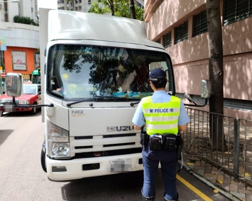 行動中警方共發2857張牛肉乾。
