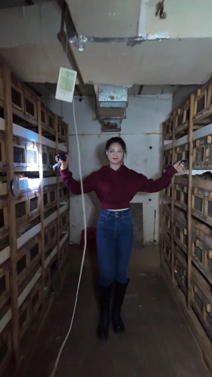 桂林女蛇王自小與蛇為伴，現在養6萬毒蛇，年入百萬元。抖音