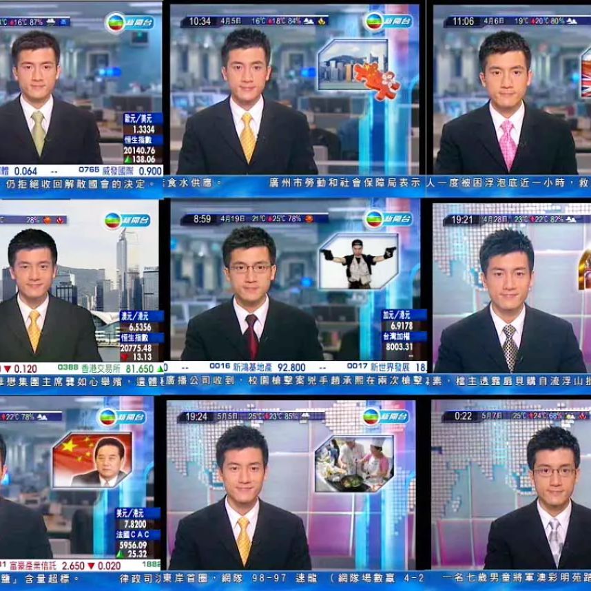蔡誌恩曾分享在TVB時的不同造型。