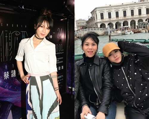蔡健雅話同蔡依林兩個第一次一齊去旅行。