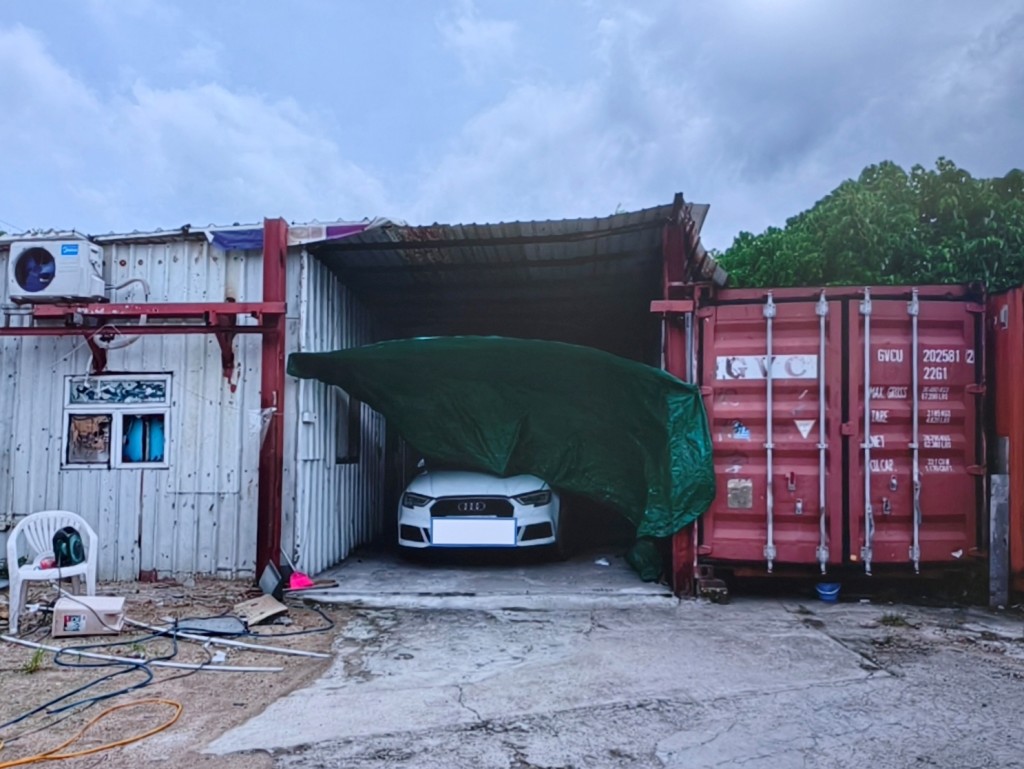警方展示涉案車輛。