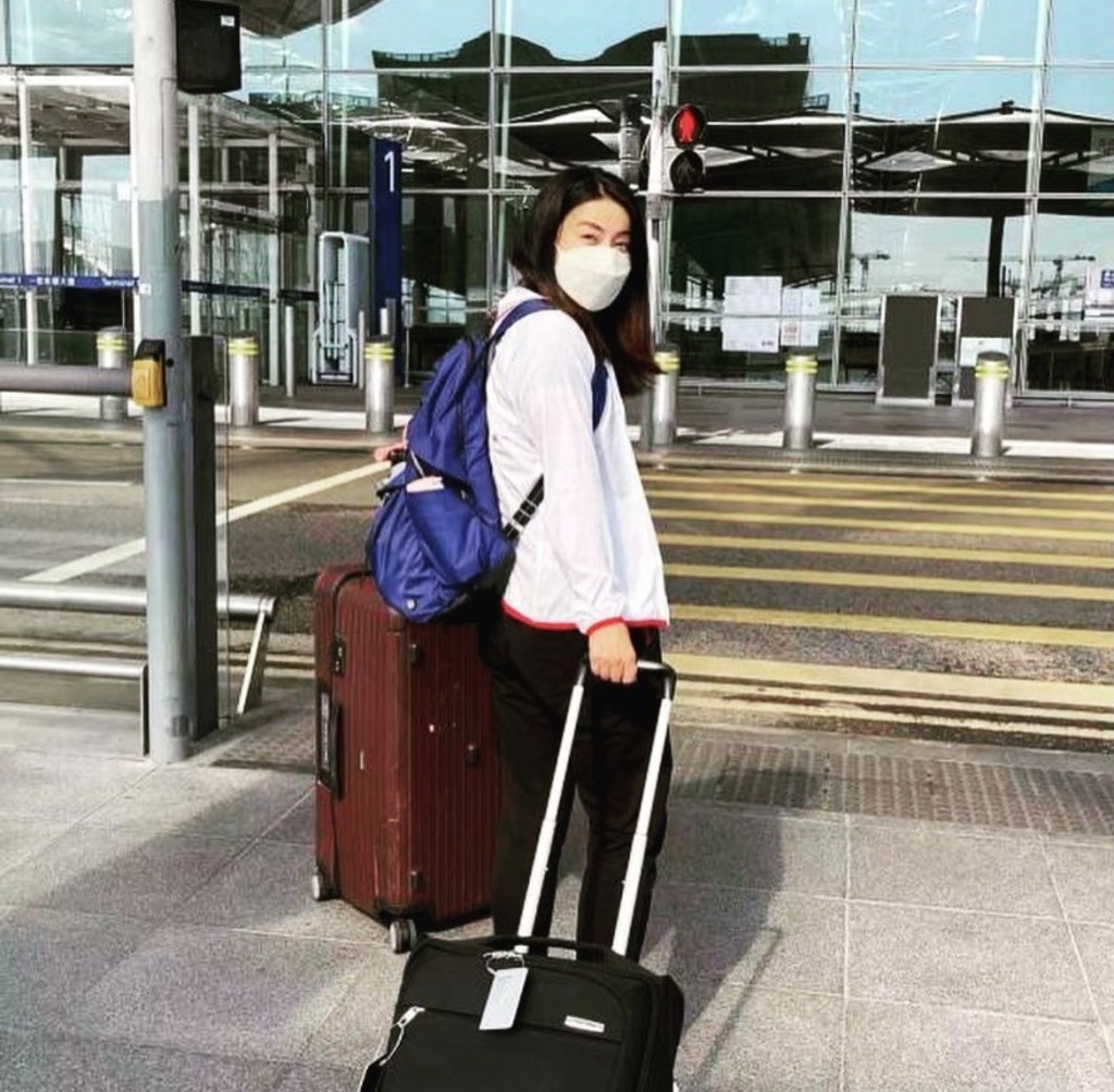 郭晶晶日前出發東京，為東奧跳水項目做裁判。