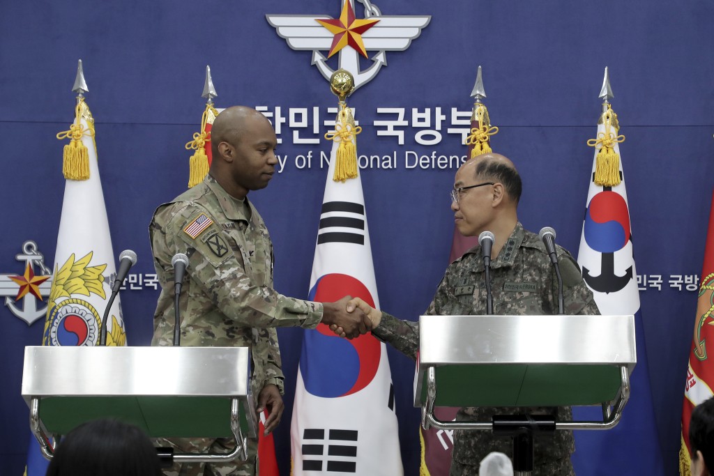 美韩下周将展开代号「自由之盾」的大型军事演习。 AP