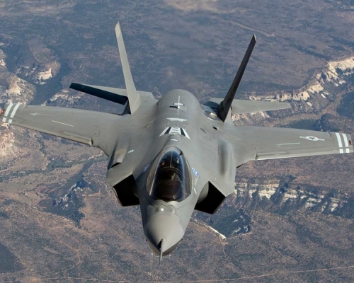 「F-35B」閃電二新式隱形戰機。網圖