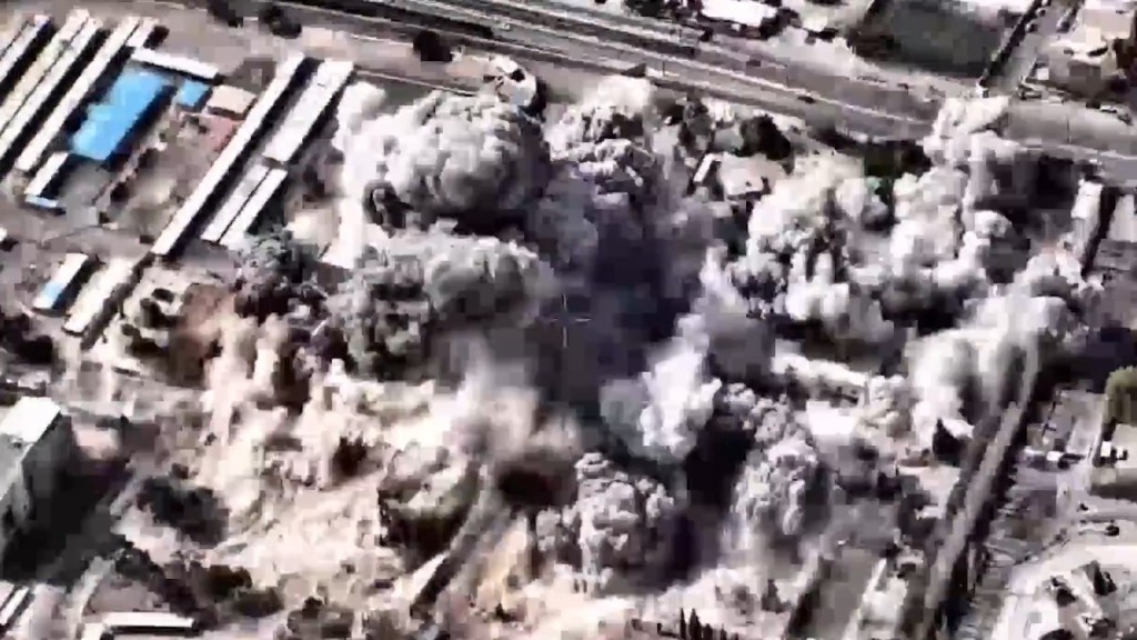 以色列軍方公開空襲德黑蘭的影片。X@IDF 以色列軍方公開空襲德黑蘭的影片。X@IDF