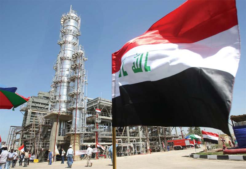 伊拉克採油設施。網上圖片