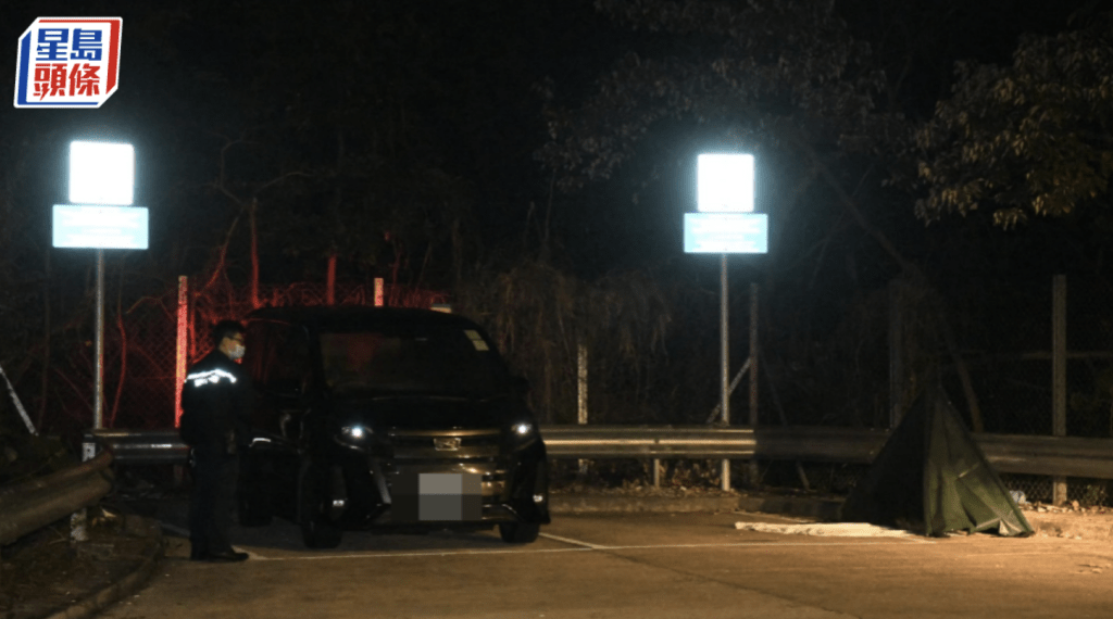 下城門水塘男子車內燒炭亡。黎志偉攝