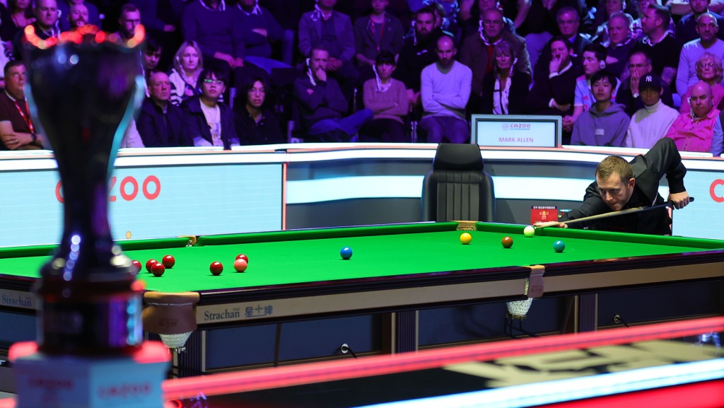 艾倫大打逆境波，後上在英錦賽封王。 Worldsnooker官方圖片