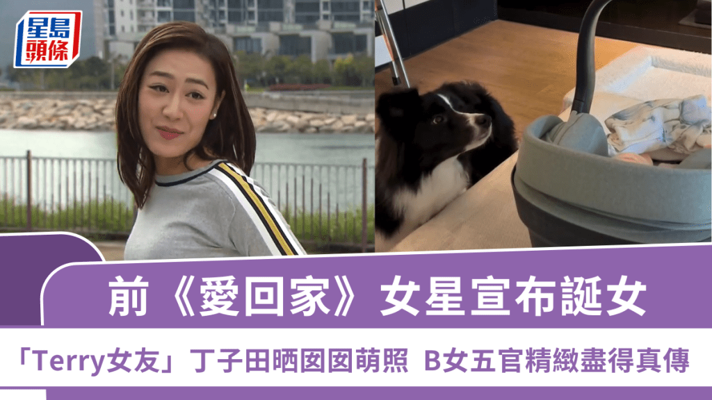 《爱回家》女星宣布已生B  「Terry女友」丁子田晒囡囡可爱相  B女五官精致尽得真传