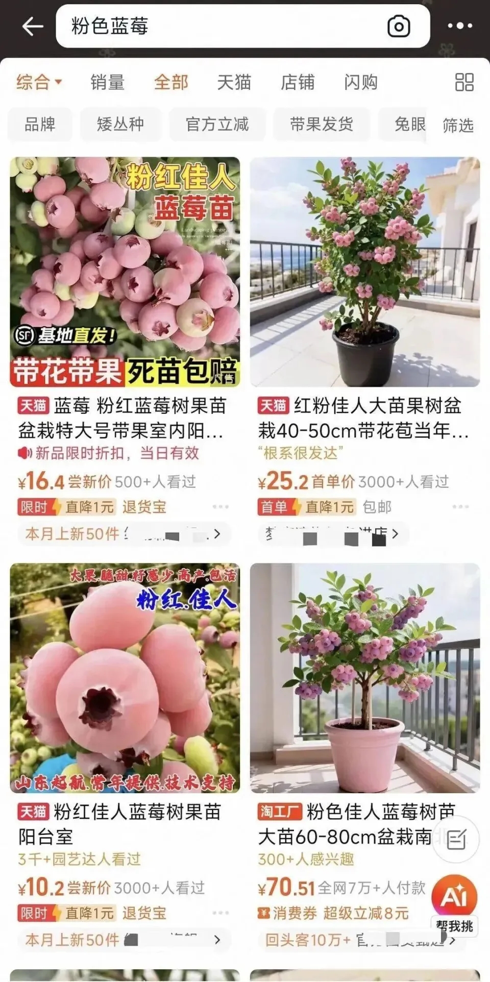 “粉色蓝莓”出现天价炒卖。