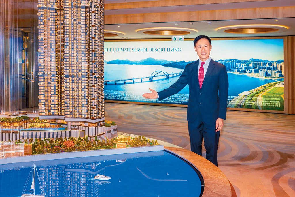 海瑅灣I昨日上載首份銷售安排，合共推出254伙以招標方式發售。圖為信和田兆源。