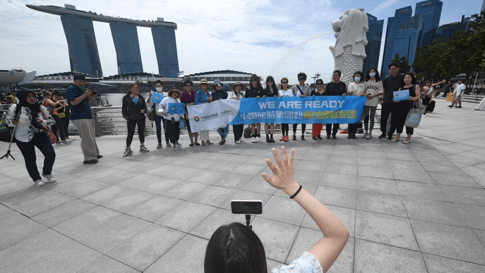 內地旅行社出境團逐步恢復。新華社資料圖片