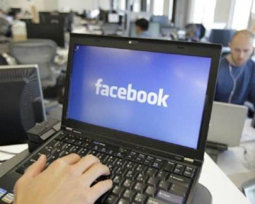 社交網站facebook出現故障。AP圖片