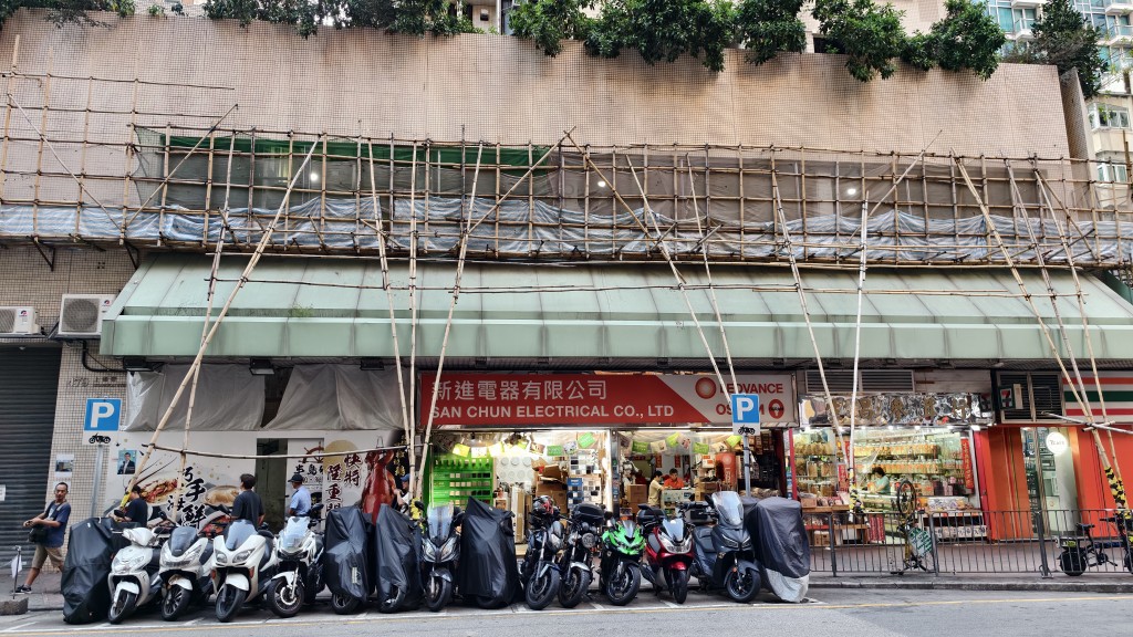 旺角上海街近豉油街交界一間裝修中食肆。黃文威攝