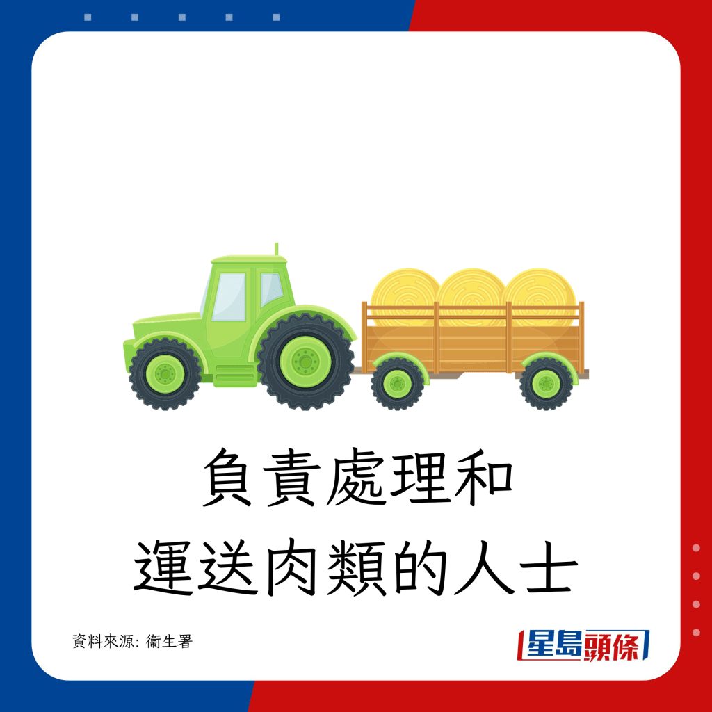 負責處理和運送肉類的人士
