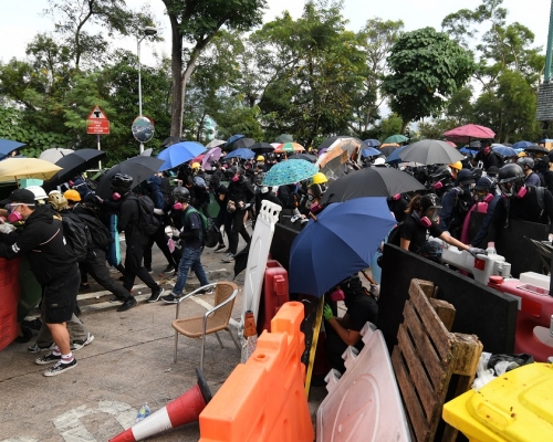 一名反修例示威者獲德國批出難民身份。資料圖片