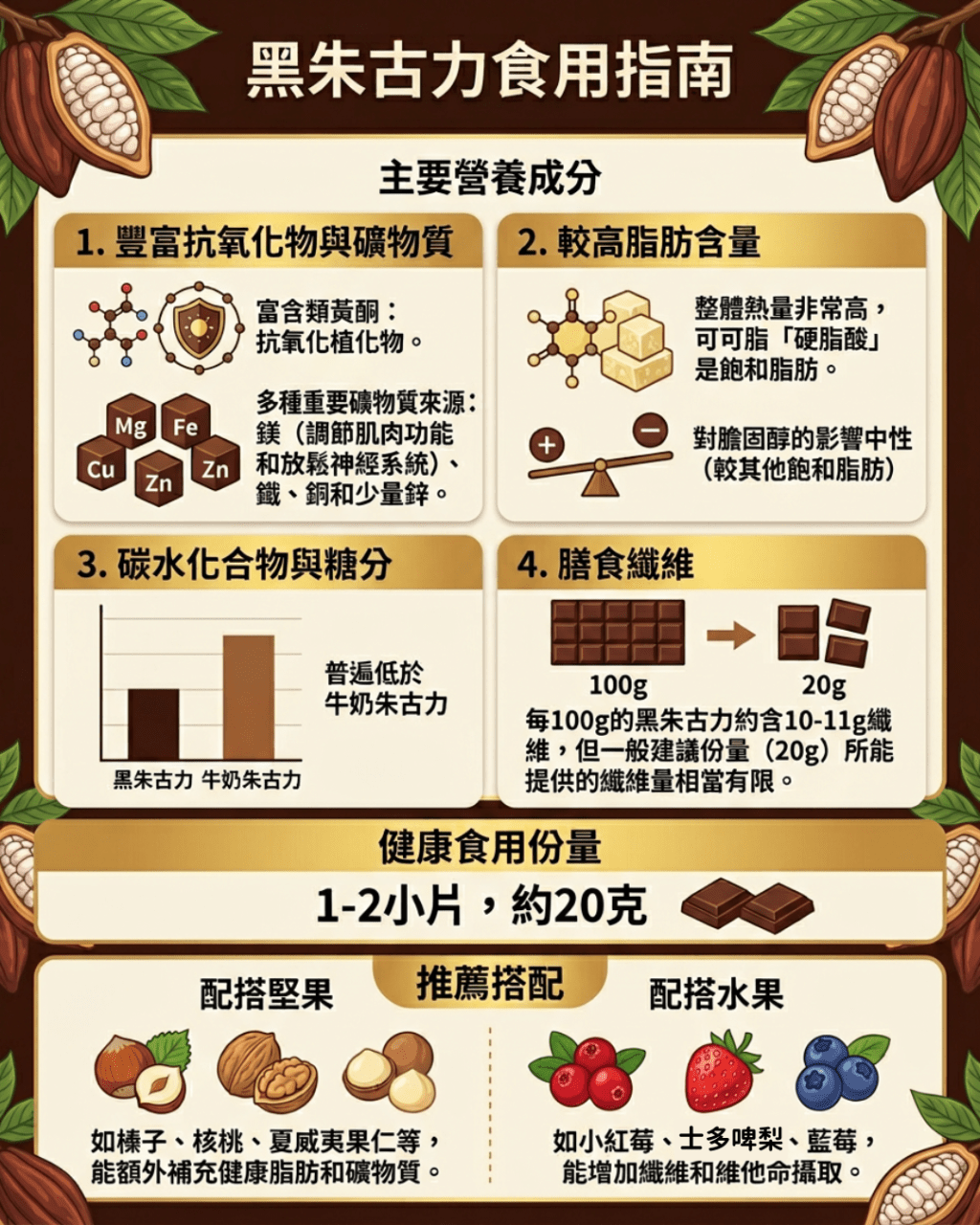 黑朱古力食用指南