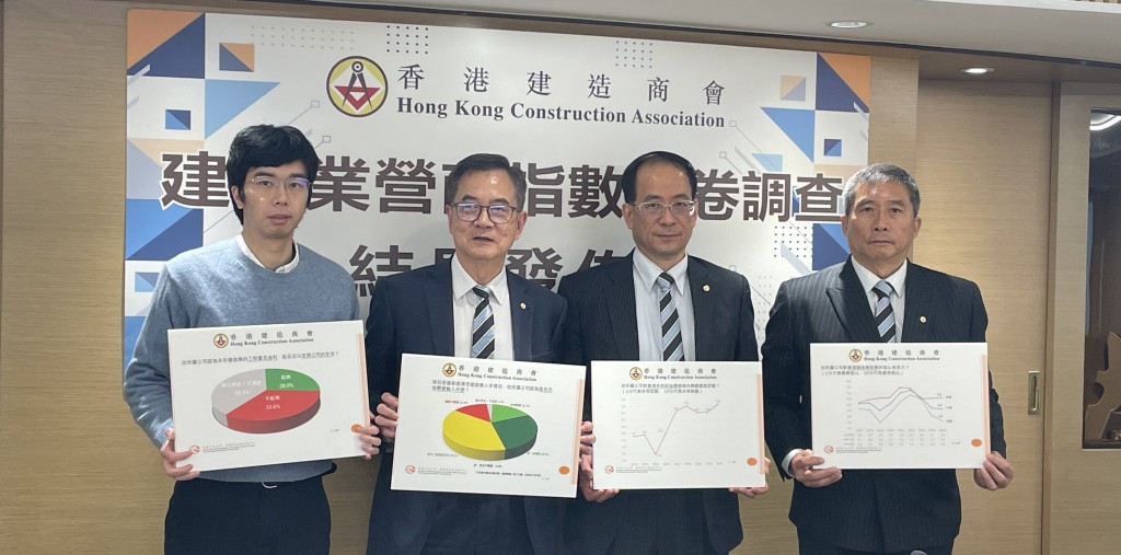 建造商會會長廖聖鵬（左二）。蔡思宇攝