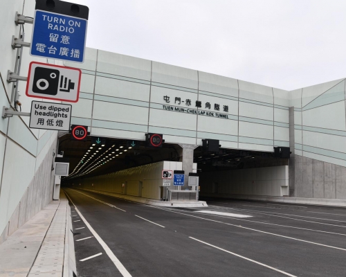屯門至赤鱲角北面連接路本月27日通車。