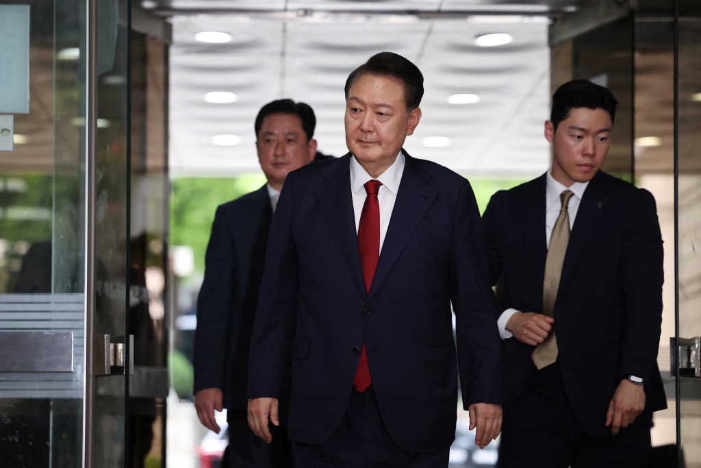 尹錫悅在今年初首度被拘押之後，再度被拘押在首爾看守所。路透社