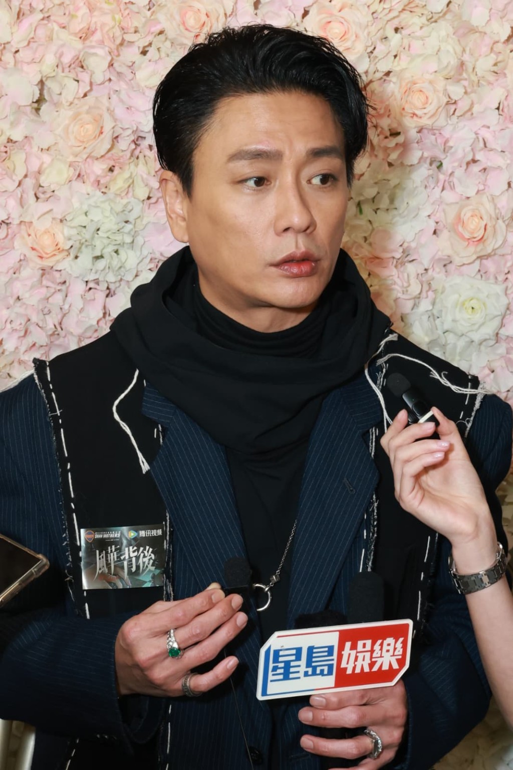 談到《風華背後》的角色，黃宗澤透露無感情線，「得個前妻王丹妮。」