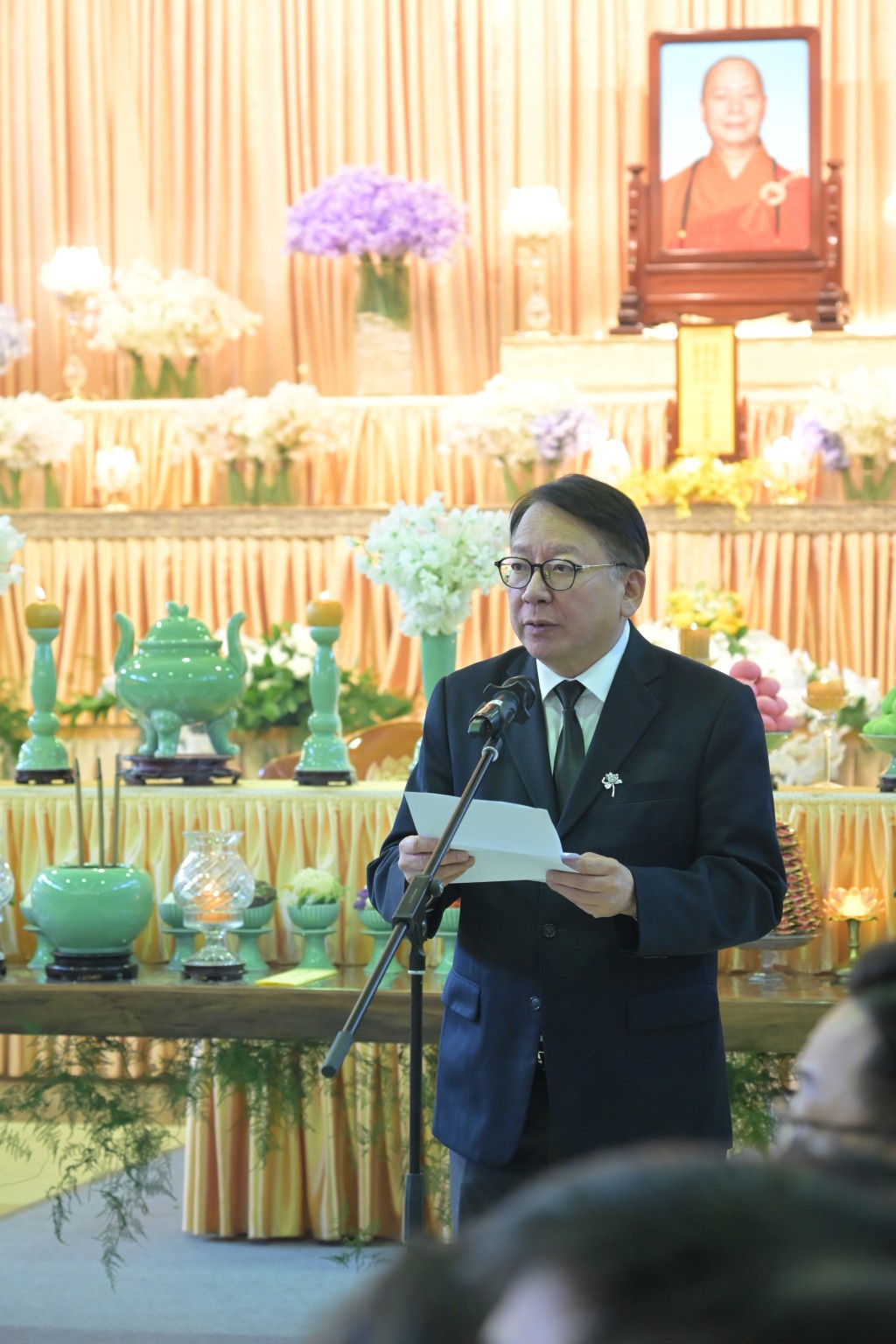 政務司司長陳國基致讚頌詞。