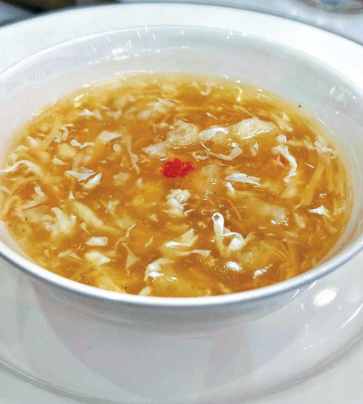蟹肉魚肚羹
