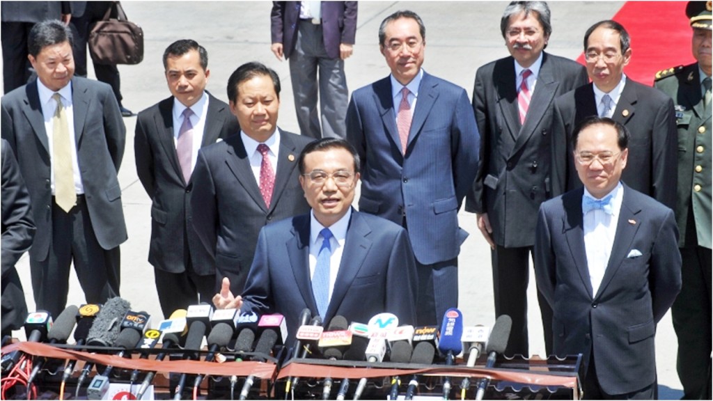李克強於2011年以副總理身分訪港3天。資料圖片