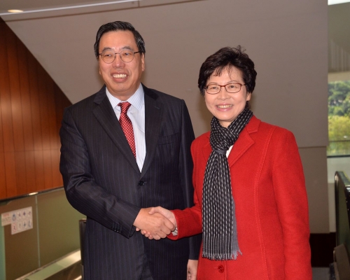 林鄭表示檢控工作由律政司獨立進行，上任後不應干預，自己尊重法治。