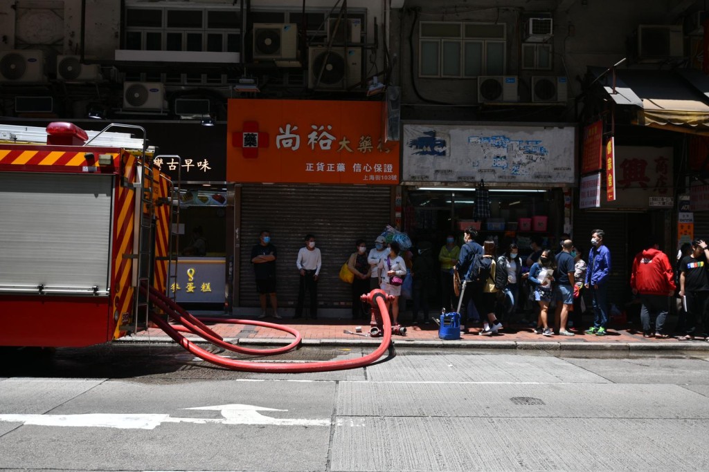 火警現場。