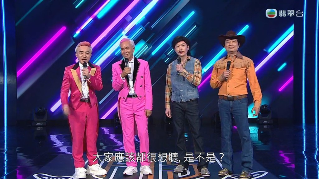李龙基与王祖蓝、阮兆祥及李思捷合唱《佛山赞先生》、《Country Road》、《男子汉》及《云淡风清》。
