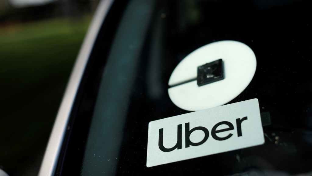 Uber車輛(示意圖)。 路透社