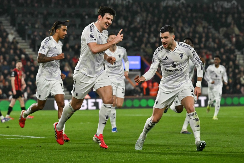 哈利馬古尼在曼聯也有貢獻而杜曹仍是認可的。法新社 哈利馬古尼在曼聯也有貢獻而杜曹仍是認可的。法新社