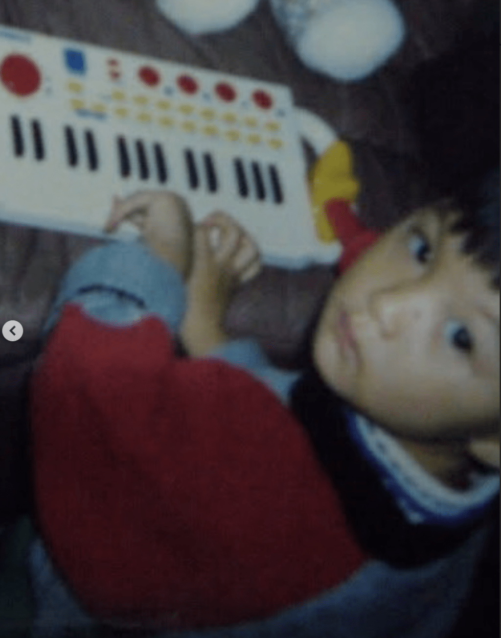 王丹妮上載自己1994年的相片。
