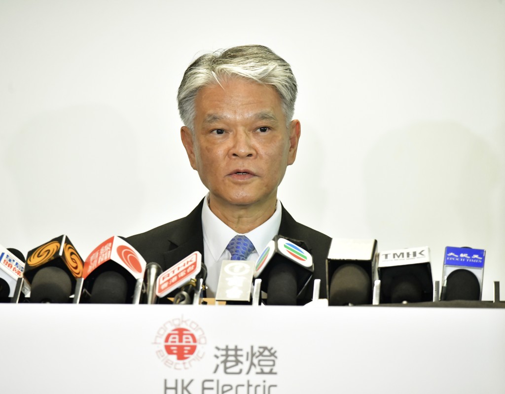 港燈董事總經理鄭祖瀛。資料圖片