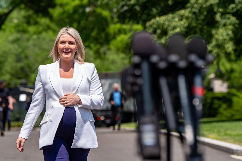 莱维特透露这胎怀女婴。美联社