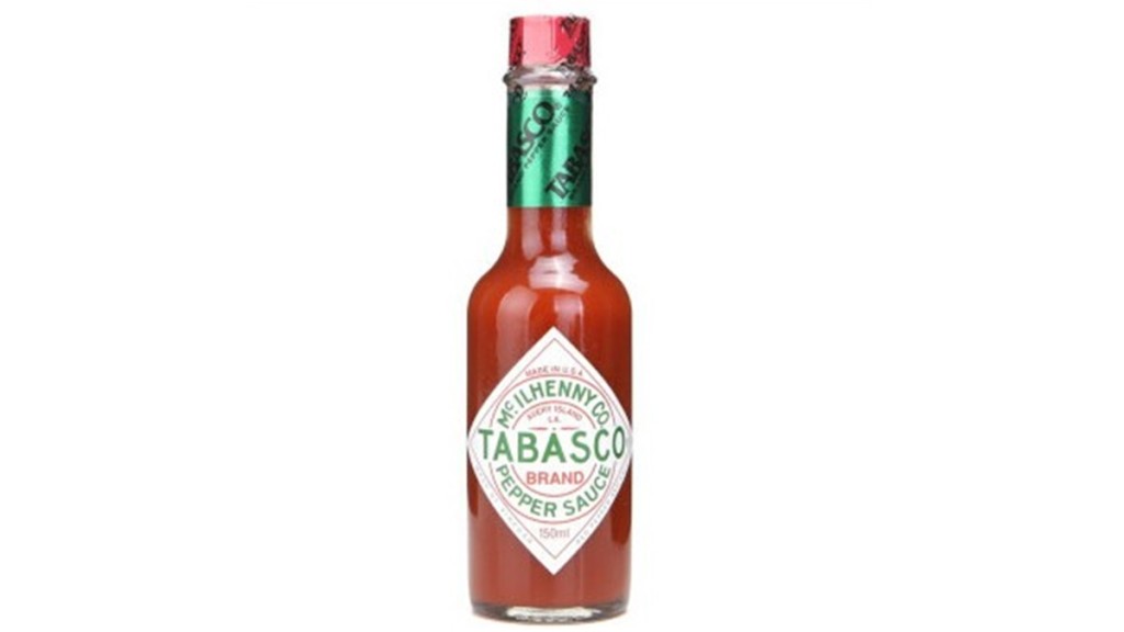 TABASCO辣汁含防腐劑二氧化硫未標明 食安中心呼籲停止食用。網上圖片