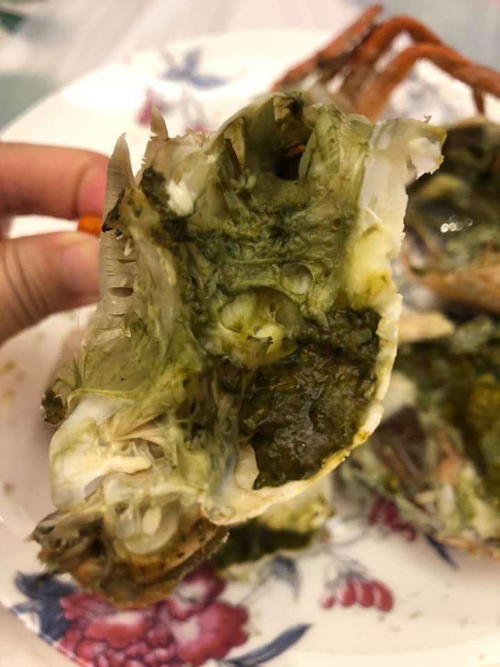 網民認為購買的蟹有問題。網民Winnie Yeung圖片