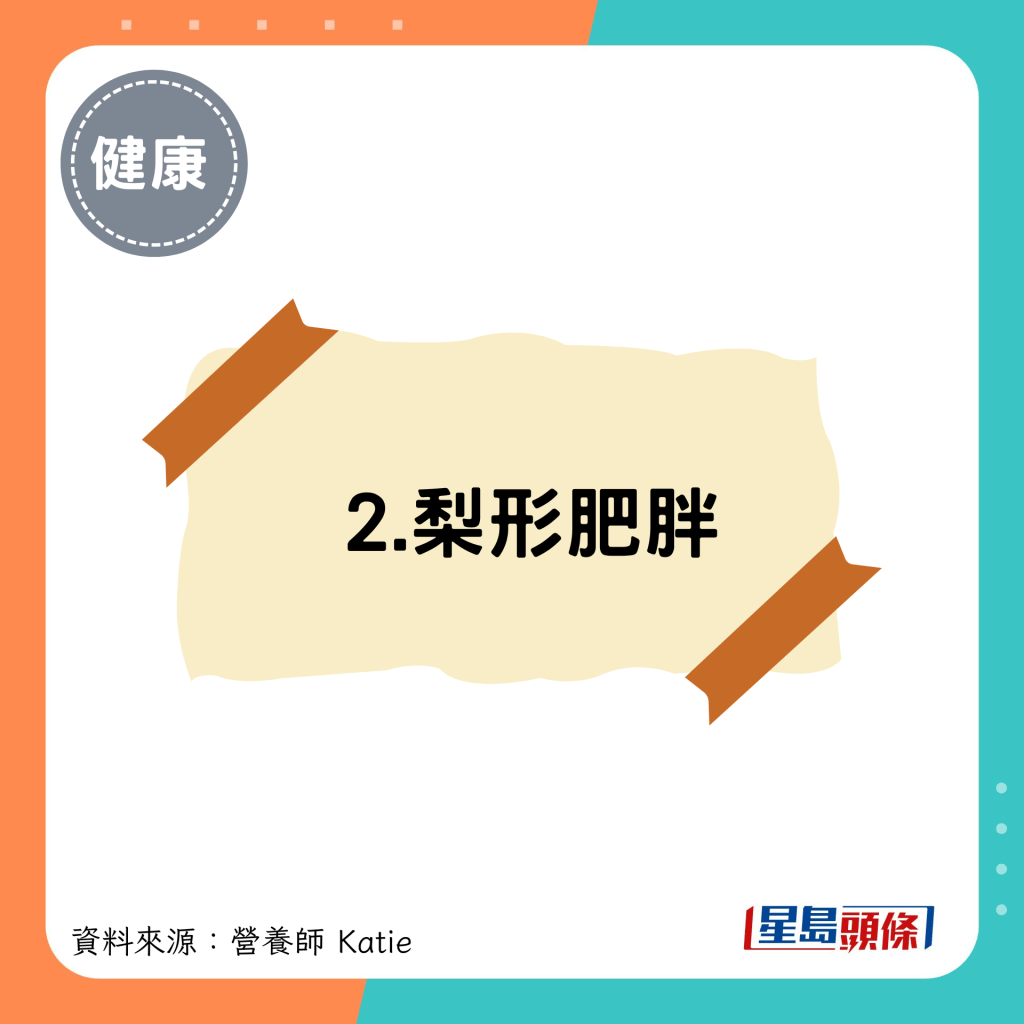 2. 梨形肥胖