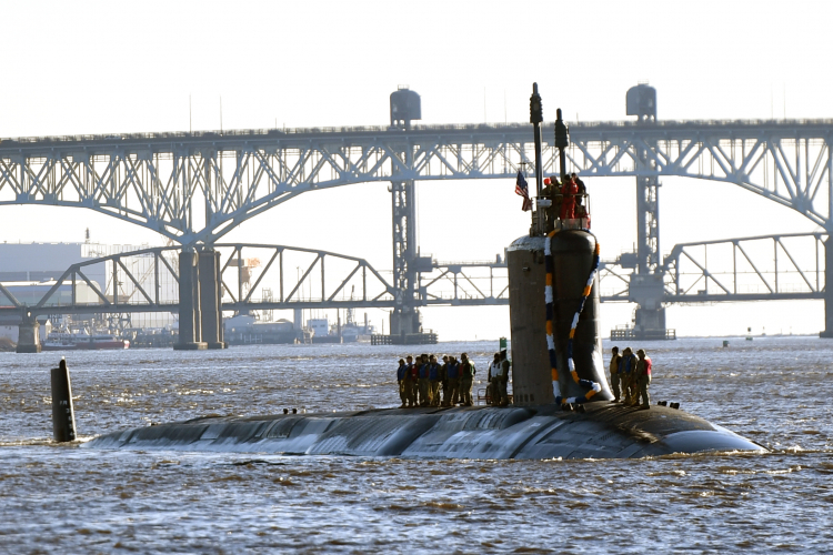「南達科他號」潛艇。美國海軍圖片