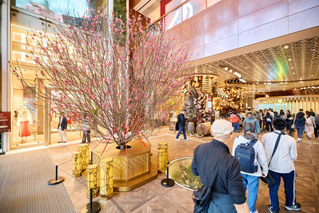 K11 MUSEA於馬年春節期間，人流及消費均錄得可觀的按年增幅。