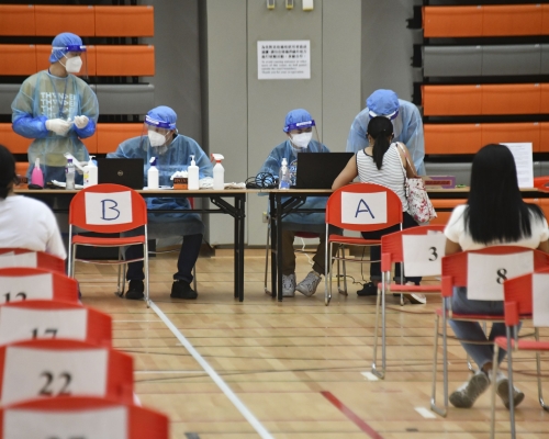 超過30個檢測中心於9月1日檢測首日已爆滿。 資料圖片