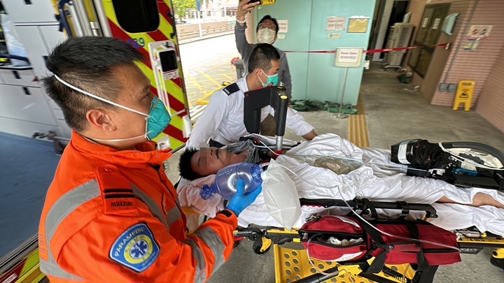 事主送院搶救。梁國峰攝