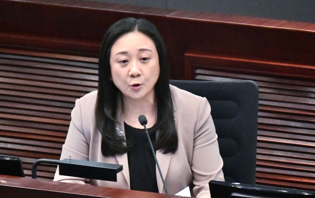 民建聯葛珮帆。 民建聯葛珮帆。