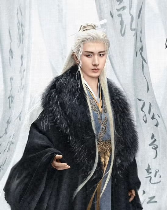 成毅出演劇集《琉璃》走紅，有古裝男神之稱。微博