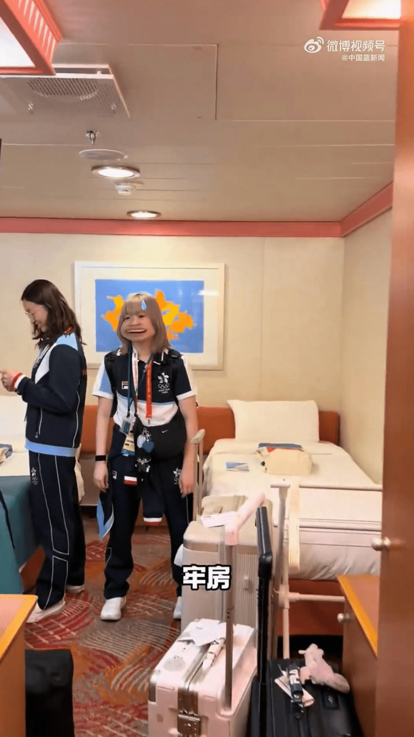 杜凱琹在社交平台發布房間「開箱片」。 杜凱琹在社交平台發布房間「開箱片」。