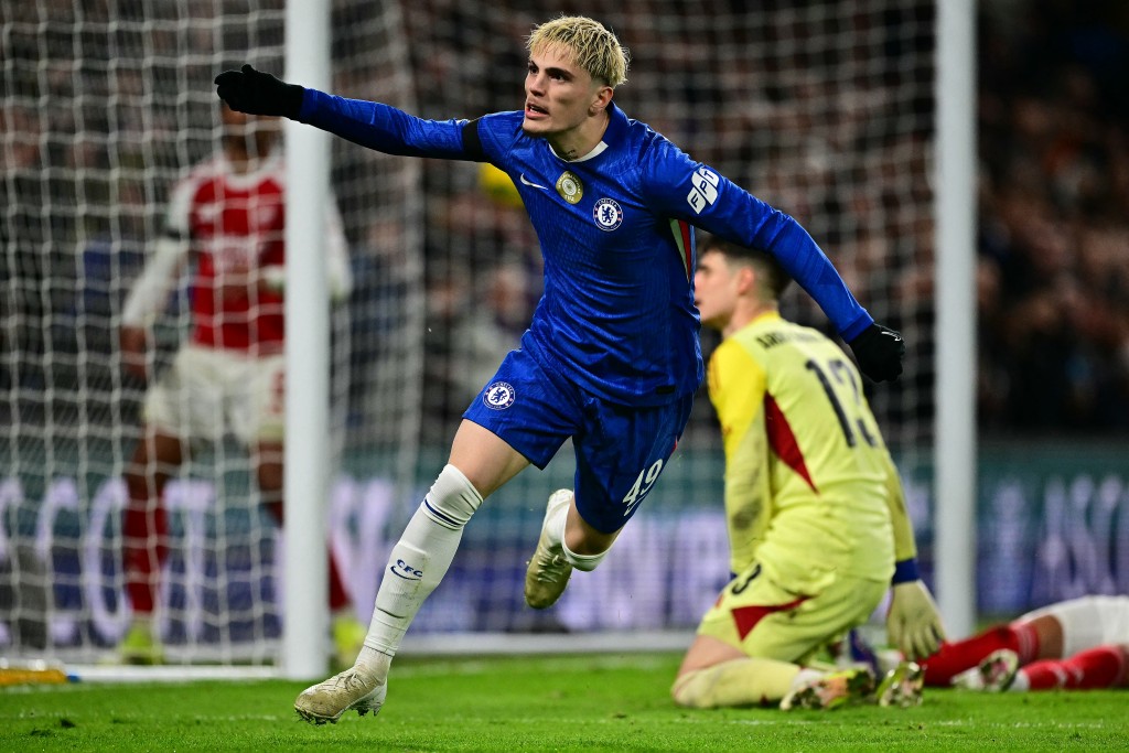 阿歷真度加拿祖梅開二度。法新社