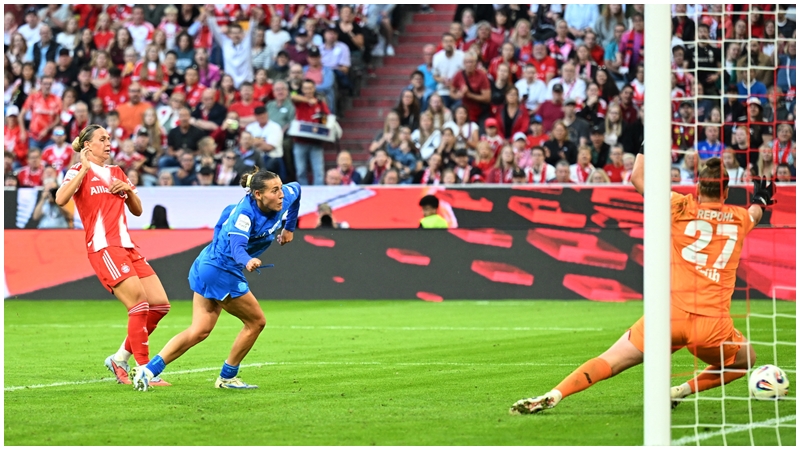 拜仁女足於今季聯賽10戰錄9勝1和未嘗一敗。REUTERS