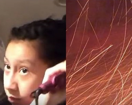 羅格絲的電髮夾意外點燃了外洩的煤氣,導致爆炸。網圖