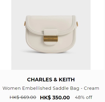 CHARLES & KEITH开仓 手袋/钱包/名片包最平$150有交易